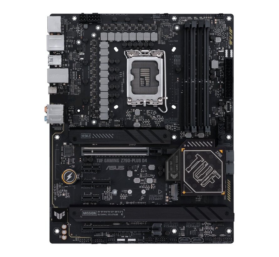 ASUS TUF GAMING Z790-PLUS D4 | Socket LGA 1700 | Intel Z790 | 4xDDR4 | ATX | Moederbord