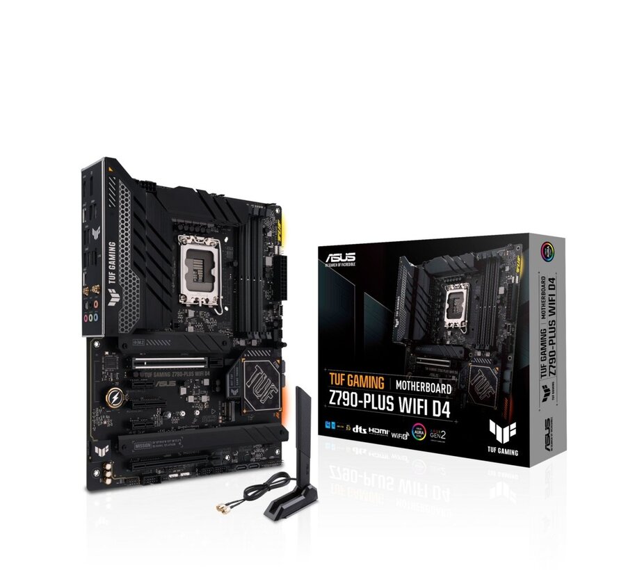 ASUS TUF GAMING Z790-PLUS WIFI D4 | Socket LGA 1700 | Intel Z790 | 4xDDR4 | ATX | Moederbord