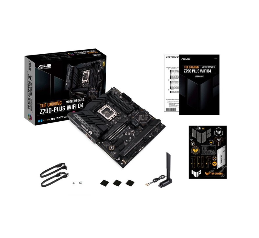 ASUS TUF GAMING Z790-PLUS WIFI D4 | Socket LGA 1700 | Intel Z790 | 4xDDR4 | ATX | Moederbord