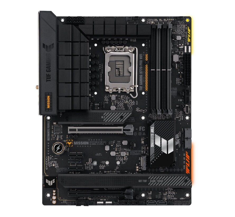 ASUS TUF GAMING H770-PRO WIFI | Socket LGA 1700 | Intel H770 | 4xDDR5 | ATX | Moederbord