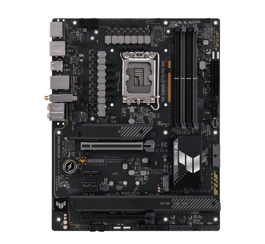 ASUS TUF GAMING H770-PRO WIFI | Socket LGA 1700 | Intel H770 | 4xDDR5 | ATX | Moederbord