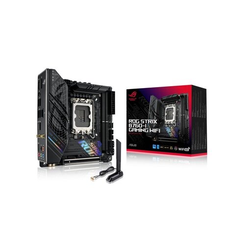 Asus ASUS ROG STRIX B760-I GAMING WIFI | Socket LGA 1700 | Intel B760 | 2xDDR5 | Mini-ITX | Moederbord