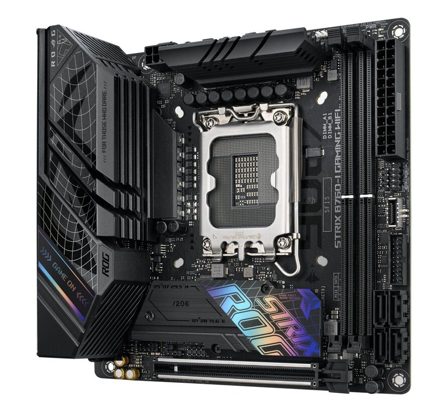 ASUS ROG STRIX B760-I GAMING WIFI | Socket LGA 1700 | Intel B760 | 2xDDR5 | Mini-ITX | Moederbord