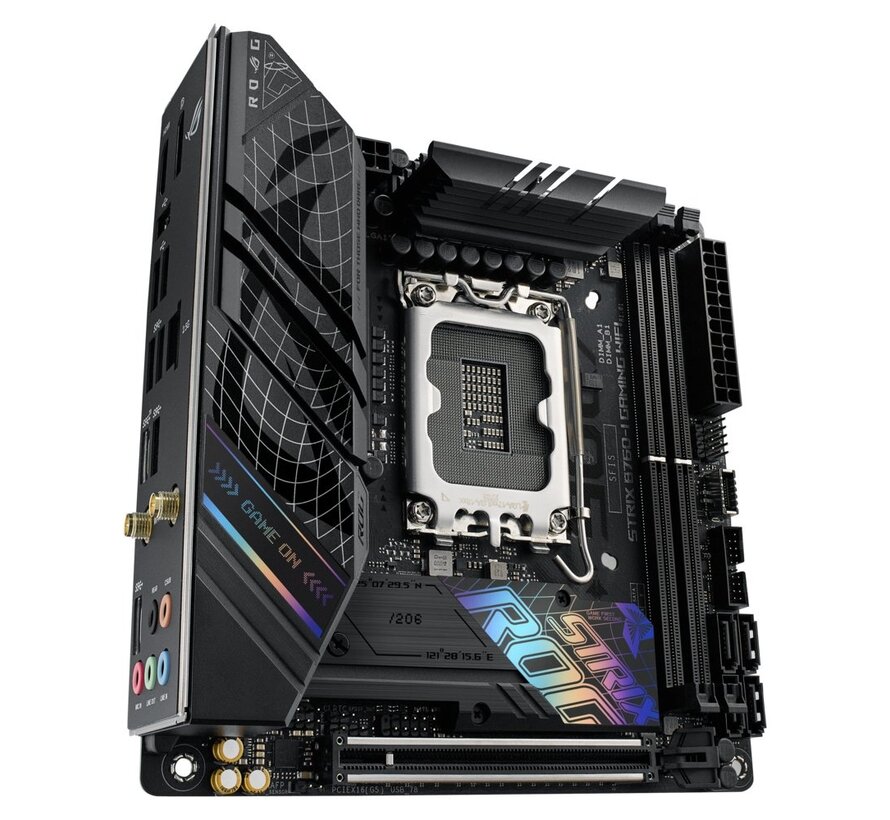 ASUS ROG STRIX B760-I GAMING WIFI | Socket LGA 1700 | Intel B760 | 2xDDR5 | Mini-ITX | Moederbord