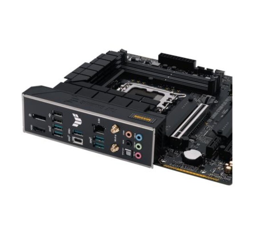 ASUS TUF GAMING B760M-PLUS WIFI D4 | Socket LGA 1700 | Intel B760 | 4xDDR4 | Micro-ATX | Moederbord
