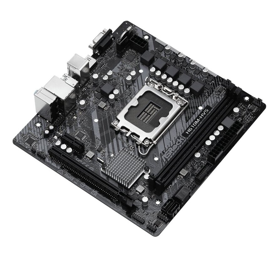 H610M-HVS Intel H610 | Socket LGA 1700 | Intel H610 | 2xDDR4 | Micro-ATX | Moederbord