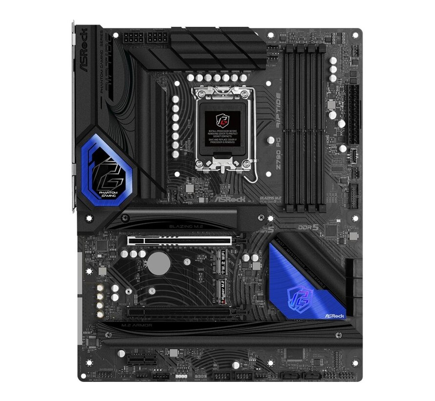 Z790 PG Riptide | Socket LGA 1700 | Intel Z790 | 4xDDR5 | ATX | Moederbord