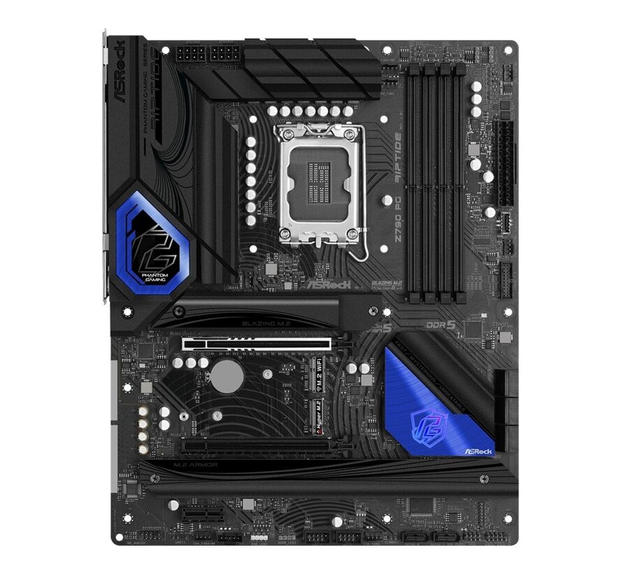 Z790 PG Riptide | Socket LGA 1700 | Intel Z790 | 4xDDR5 | ATX | Moederbord