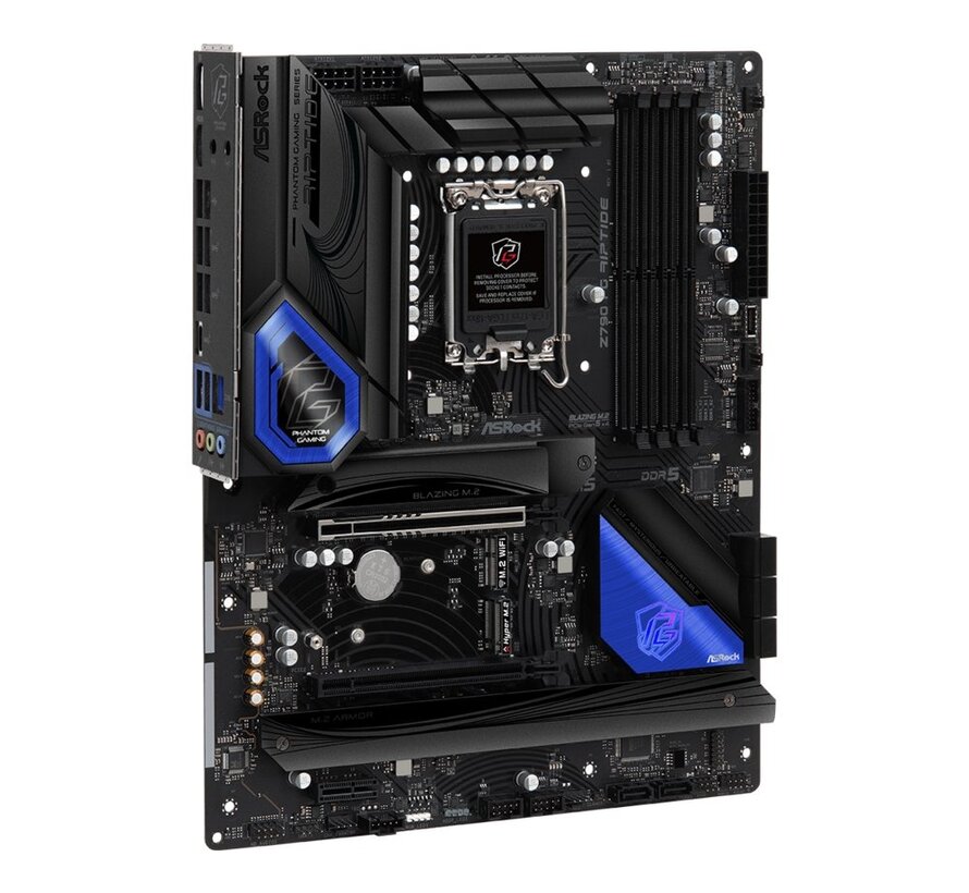 Z790 PG Riptide | Socket LGA 1700 | Intel Z790 | 4xDDR5 | ATX | Moederbord