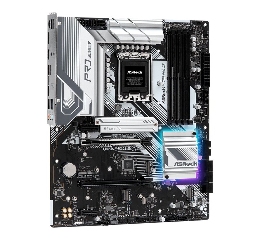 ASRock Z790 Pro RS | Socket LGA 1700 | Intel Z790 | 4xDDR5 | ATX | Moederbord