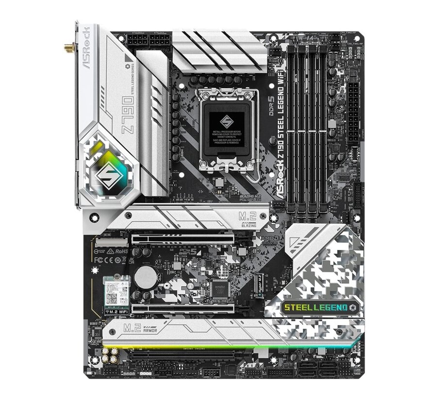 Z790 Steel Legend WiFi | Socket LGA 1700 | Intel Z790 | 4xDDR5 | ATX | Moederbord