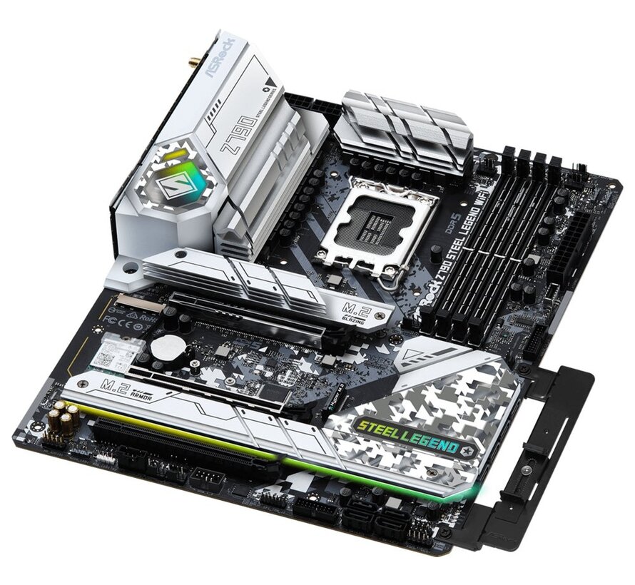 Z790 Steel Legend WiFi | Socket LGA 1700 | Intel Z790 | 4xDDR5 | ATX | Moederbord