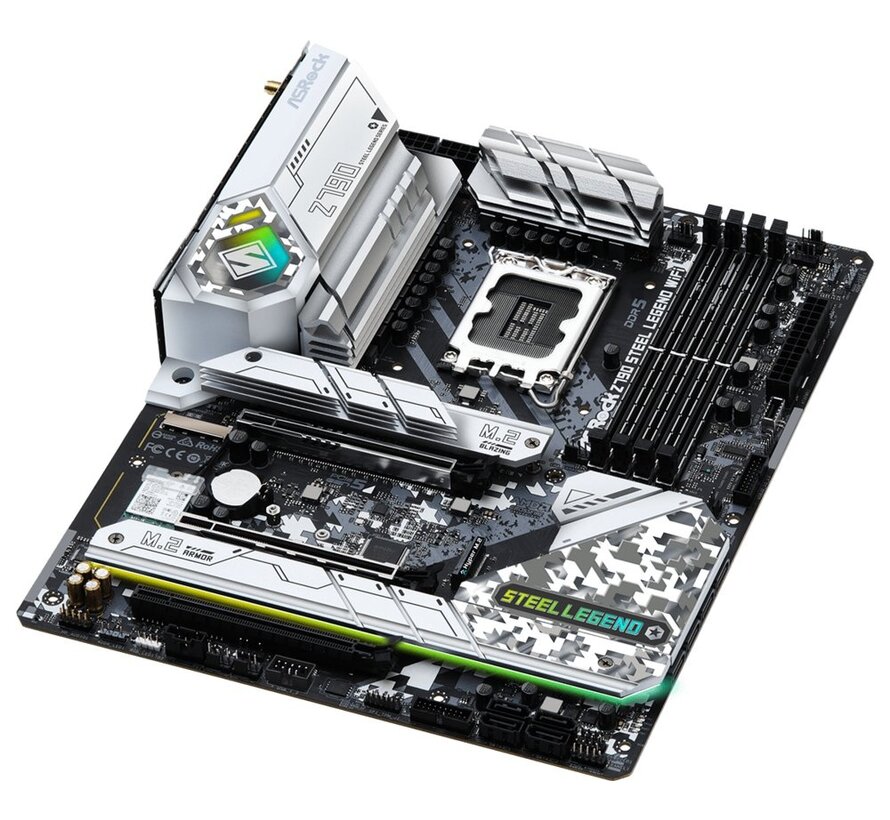 Z790 Steel Legend WiFi | Socket LGA 1700 | Intel Z790 | 4xDDR5 | ATX | Moederbord