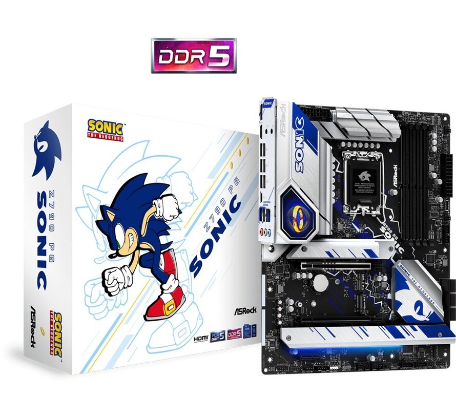 Z790 PG SONIC | Socket LGA 1700 | Intel B760 | 4xDDR5 | Micro-ATX | Moederbord