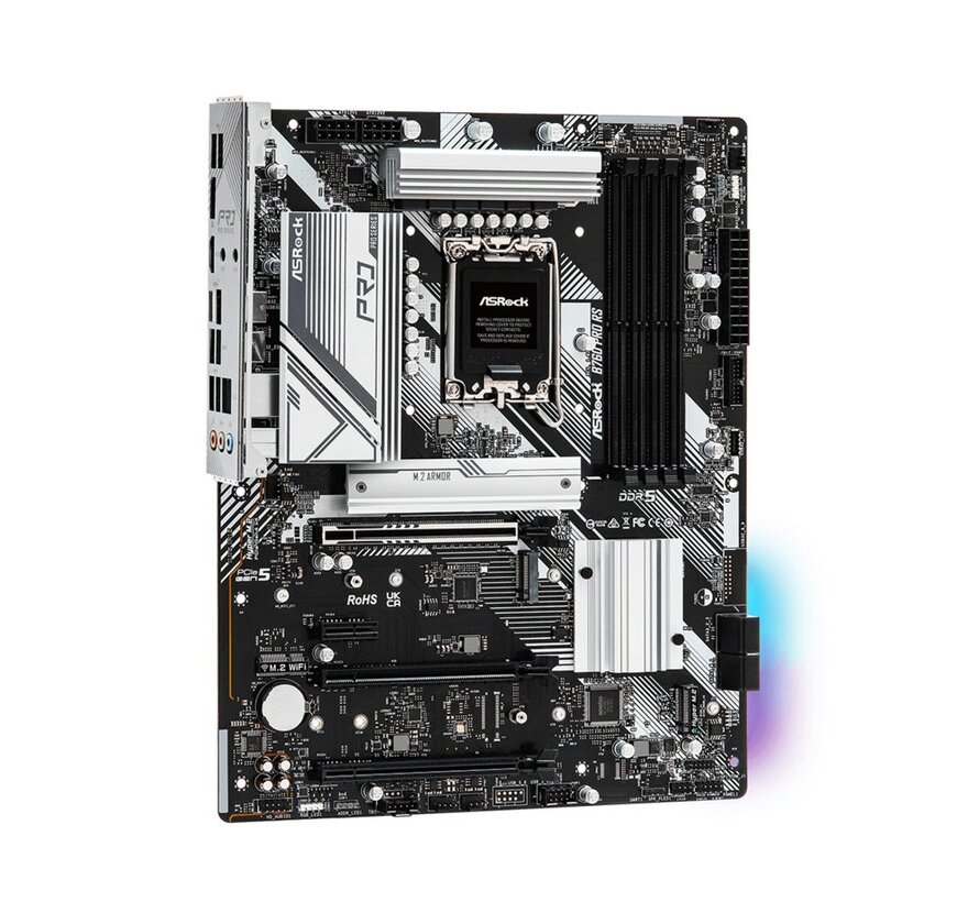 B760 PRO RS | Socket LGA 1700 | Intel B760 | 4xDDR5 | Micro-ATX | Moederbord