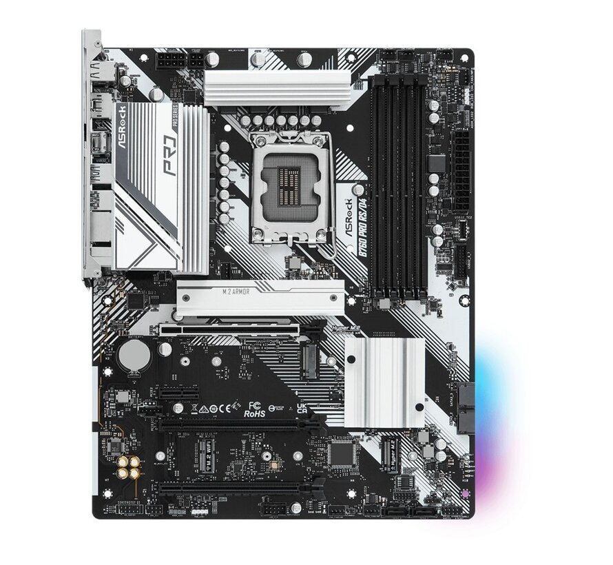 B760 Pro RS/D4 | Socket LGA 1700 | Intel B760 | 4xDDR4 | ATX | Moederbord