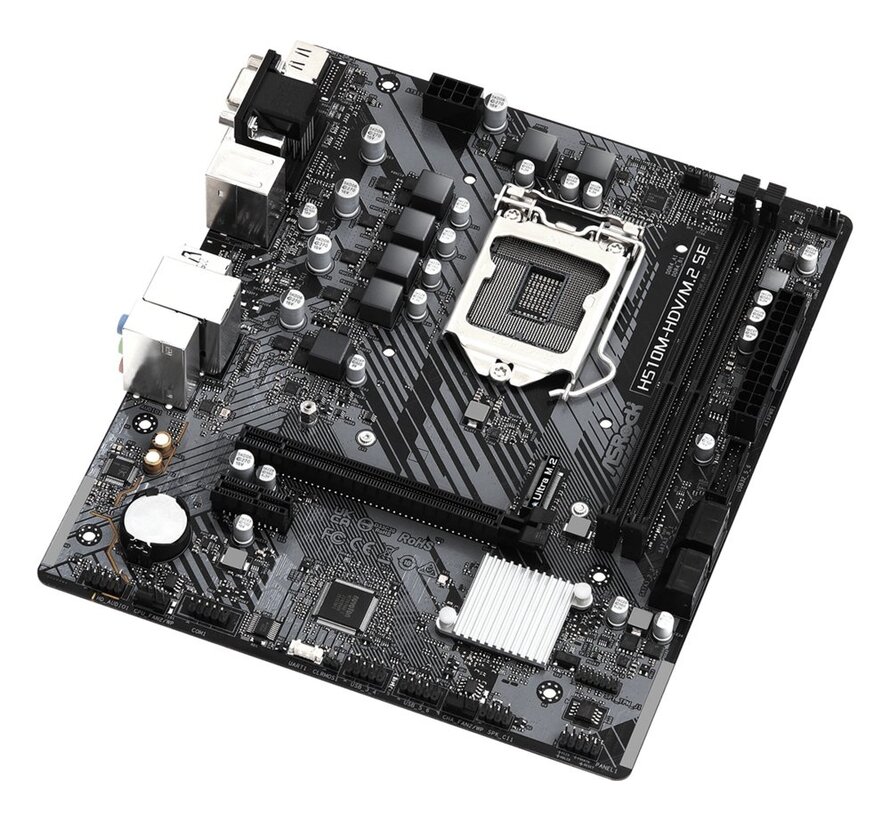 H510M-HDV/M.2 SE | Socket LGA 1200 | Intel H470 | 2xDDR4 | Micro-ATX | Moederbord