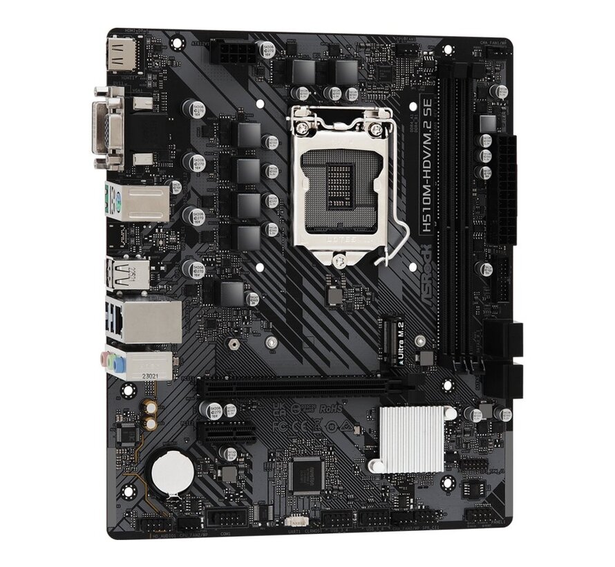 H510M-HDV/M.2 SE | Socket LGA 1200 | Intel H470 | 2xDDR4 | Micro-ATX | Moederbord