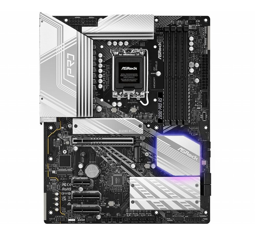 Z890 Pro RS | Socket LGA 1851 | Intel Z890 | 4xDDR5 | ATX | Moederbord