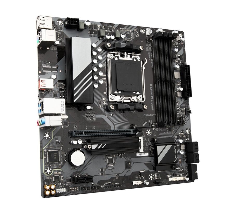 A620M GAMING X | Socket AM5 | AMD A620 | 4xDDR5 | Micro-ATX | Moederbord