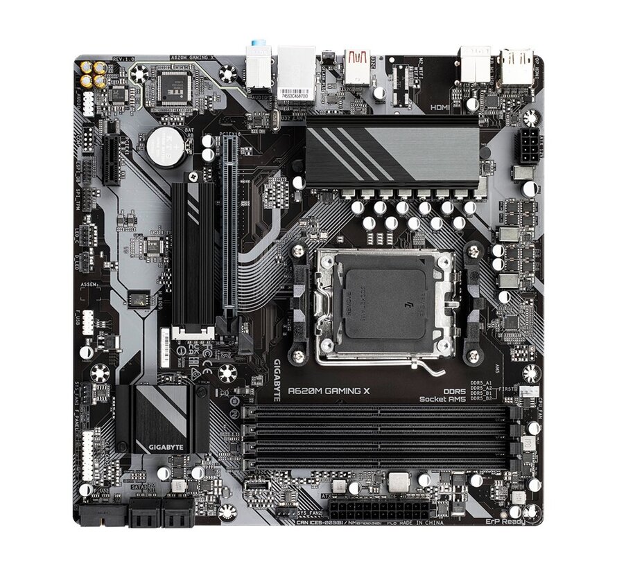 A620M GAMING X | Socket AM5 | AMD A620 | 4xDDR5 | Micro-ATX | Moederbord