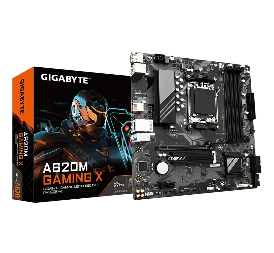 A620M GAMING X | Socket AM5 | AMD A620 | 4xDDR5 | Micro-ATX | Moederbord