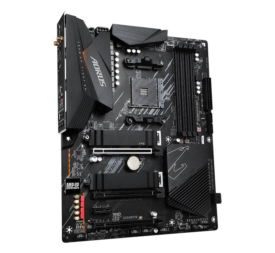 B550 AORUS ELITE AX V2 | Socket AM4 | AMD B550 | 4xDDR4 | ATX | Moederbord