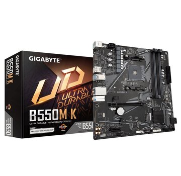Gigabyte B550M K 1.0 | Socket AM4 | AMD B550 | 4xDDR4 | Micro-ATX | Moederbord