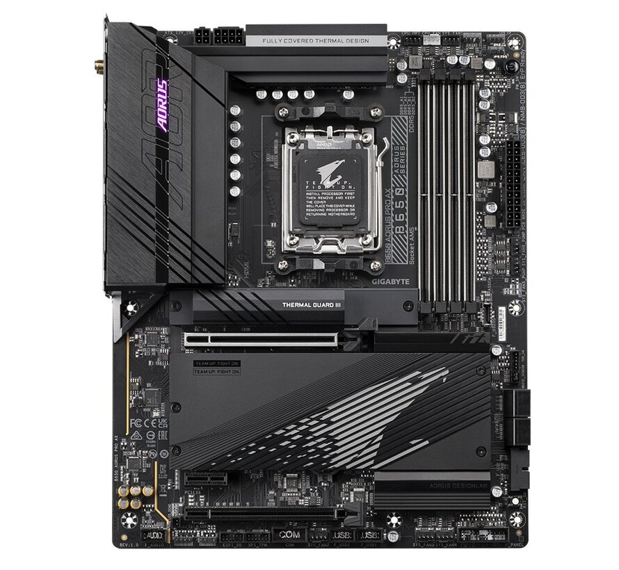 B650 AORUS PRO AX | Socket AM5 | AMD B650 | 4xDDR5 | ATX | Moederbord | RENEWED (refurbished)