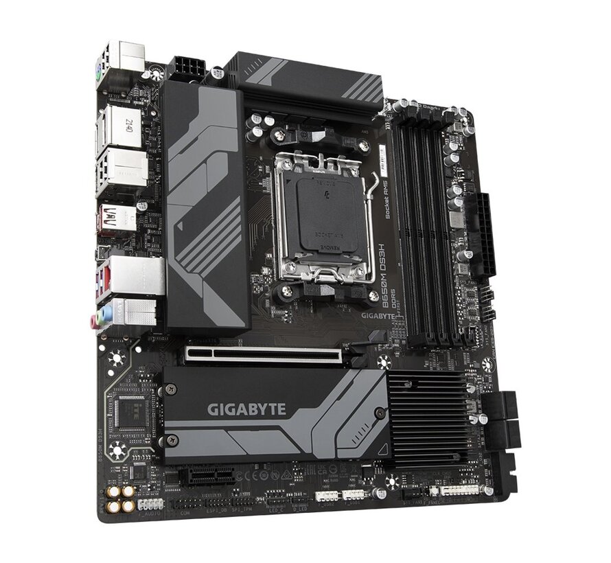 B650M DS3H | Socket AM5 | AMD B650 | 4xDDR5 | Micro-ATX | Moederbord