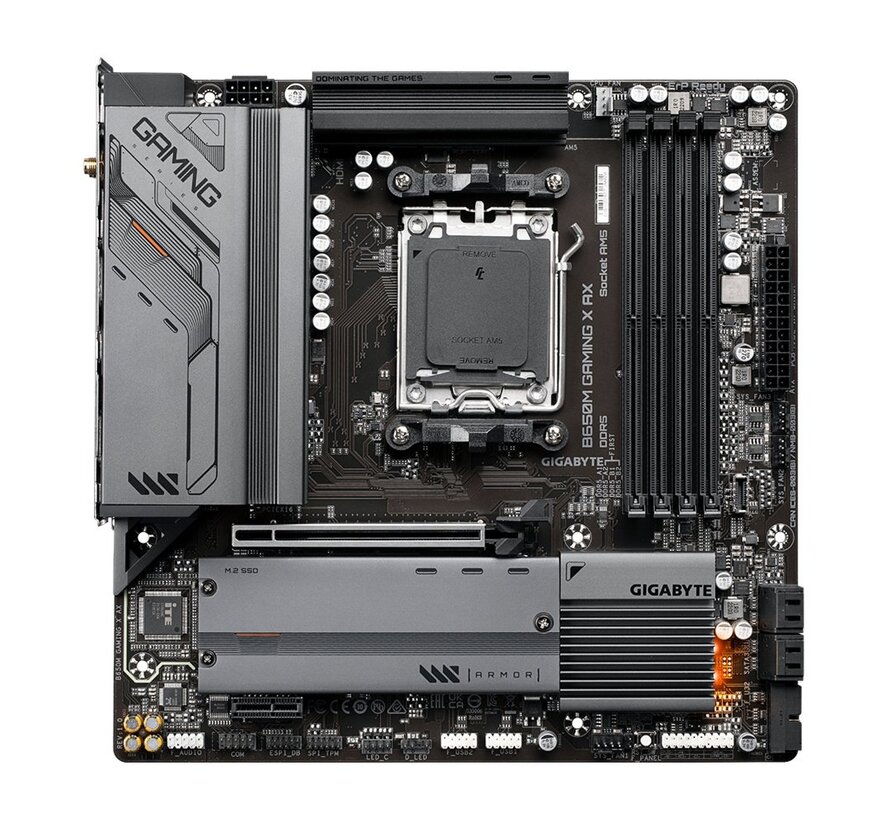 B650M GAMING X AX (rev. 1.x) | Socket AM5 | AMD B650 | 4xDDR5 | Micro-ATX | Moederbord