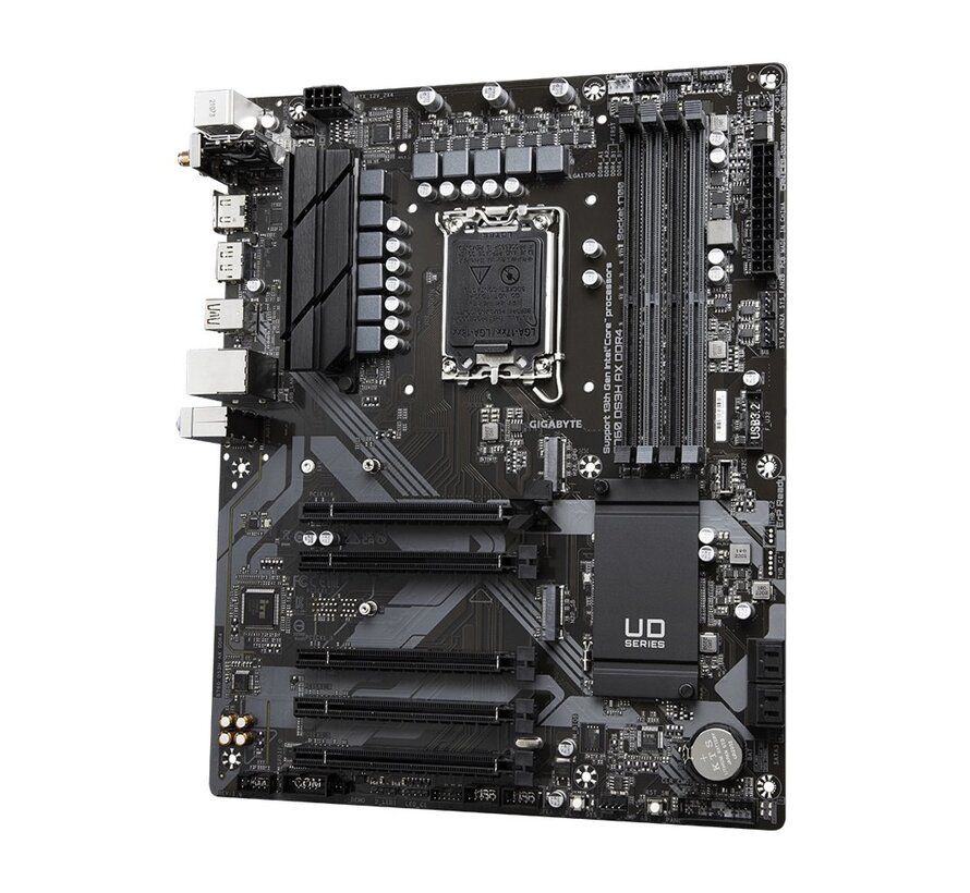 B760 DS3H AX WIFI | Socket LGA 1700 | Intel B760 | 4xDDR4 | ATX | Moederbord
