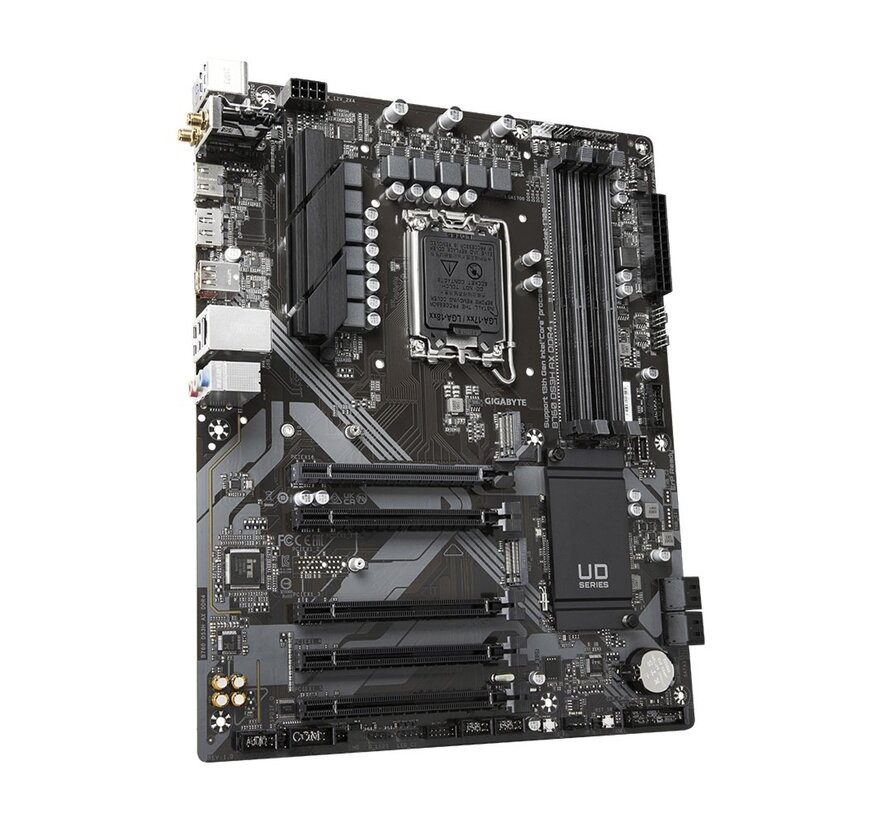 B760 DS3H AX WIFI | Socket LGA 1700 | Intel B760 | 4xDDR4 | ATX | Moederbord