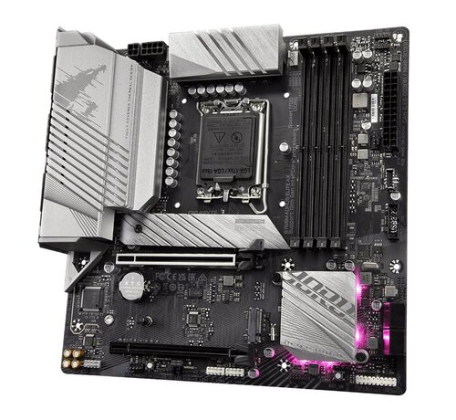 Gigabyte B760M AORUS ELITE AX | Socket LGA 1700 | Intel B760 | 4xDDR5 | Micro-ATX | Moederbord