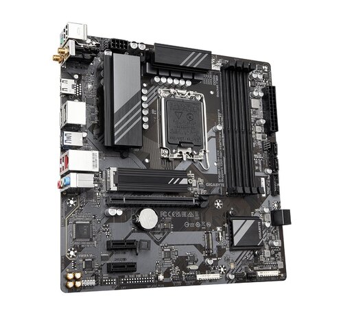 Gigabyte B760M DS3H AX (rev. 1.x) | Socket LGA 1700 | Intel B760 | 4xDDR5 | Micro-ATX | Moederbord