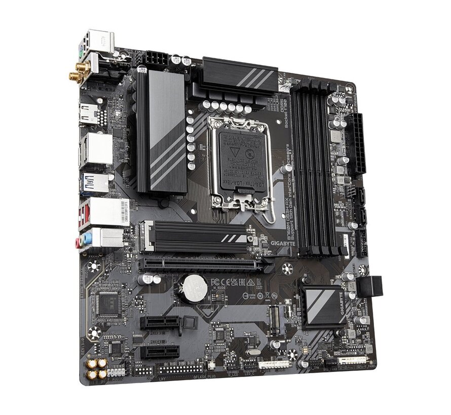 B760M DS3H AX (rev. 1.x) | Socket LGA 1700 | Intel B760 | 4xDDR5 | Micro-ATX | Moederbord