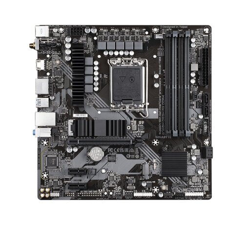 Gigabyte B760M DS3H AX DDR4 | Socket LGA 1700 | Intel B760 | 4xDDR4 | Micro-ATX | Moederbord