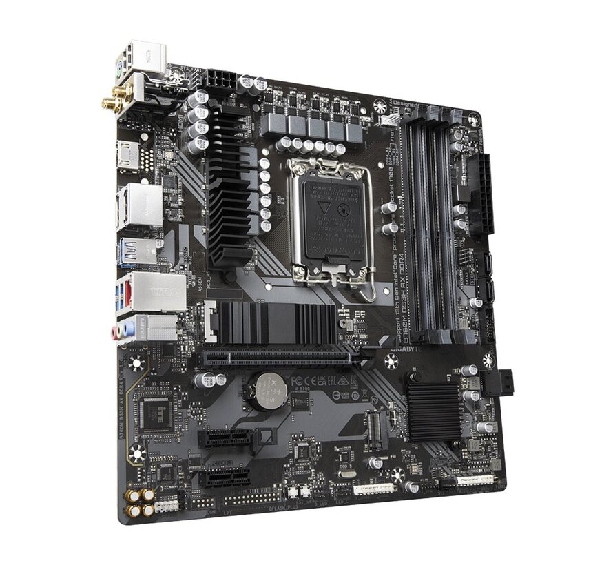 B760M DS3H AX DDR4 | Socket LGA 1700 | Intel B760 | 4xDDR4 | Micro-ATX | Moederbord