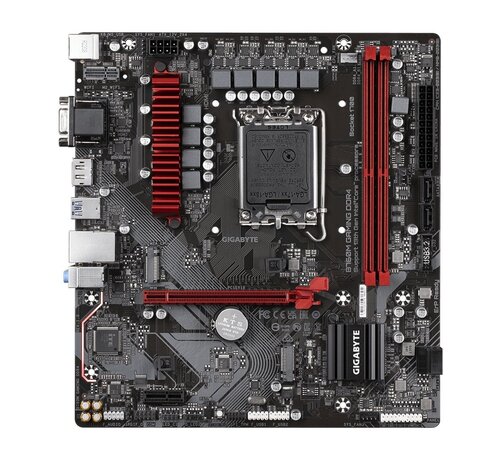 Gigabyte B760M GAMING DDR4 | Socket LGA 1700 | Intel B760 | 4xDDR4 | Micro-ATX | Moederbord