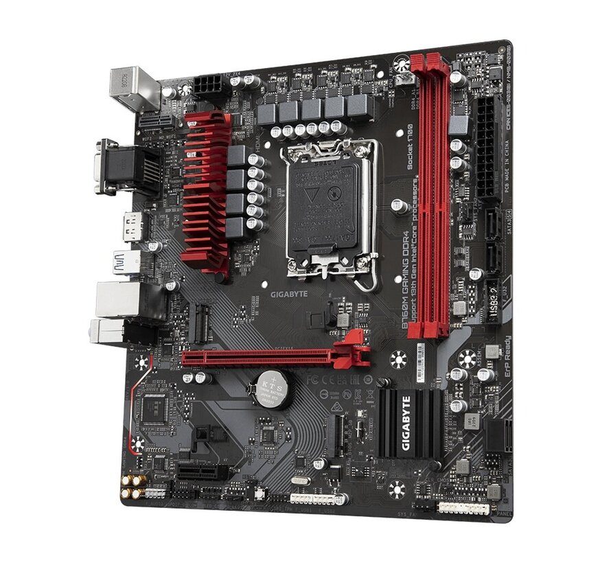 B760M GAMING DDR4 | Socket LGA 1700 | Intel B760 | 4xDDR4 | Micro-ATX | Moederbord