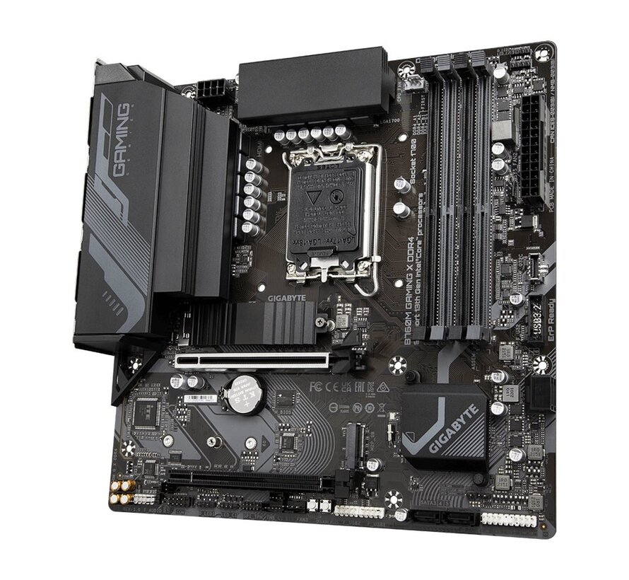 MB  B760M GAMING X | Socket LGA 1700 | Intel B760 | 4xDDR4 | Micro-ATX | Moederbord