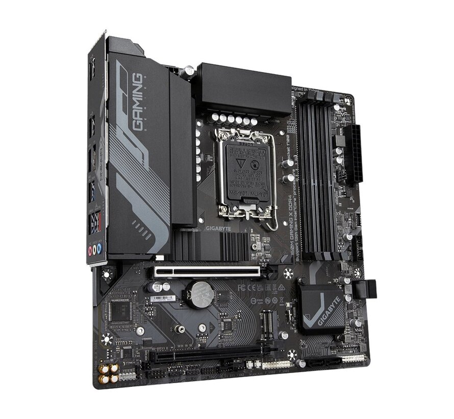 MB  B760M GAMING X | Socket LGA 1700 | Intel B760 | 4xDDR4 | Micro-ATX | Moederbord