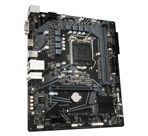 Gigabyte H510M H | Socket LGA 1200 | Intel H510 | 2xDDR4 | Micro-ATX | Moederbord | 2e Kans (refurbished)