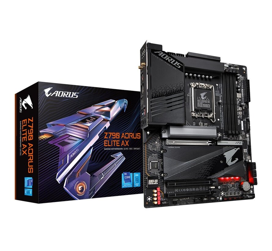 Z790 AORUS ELITE AX | Socket LGA 1700 | Intel Z790 | 4xDDR5 | ATX | Moederbord