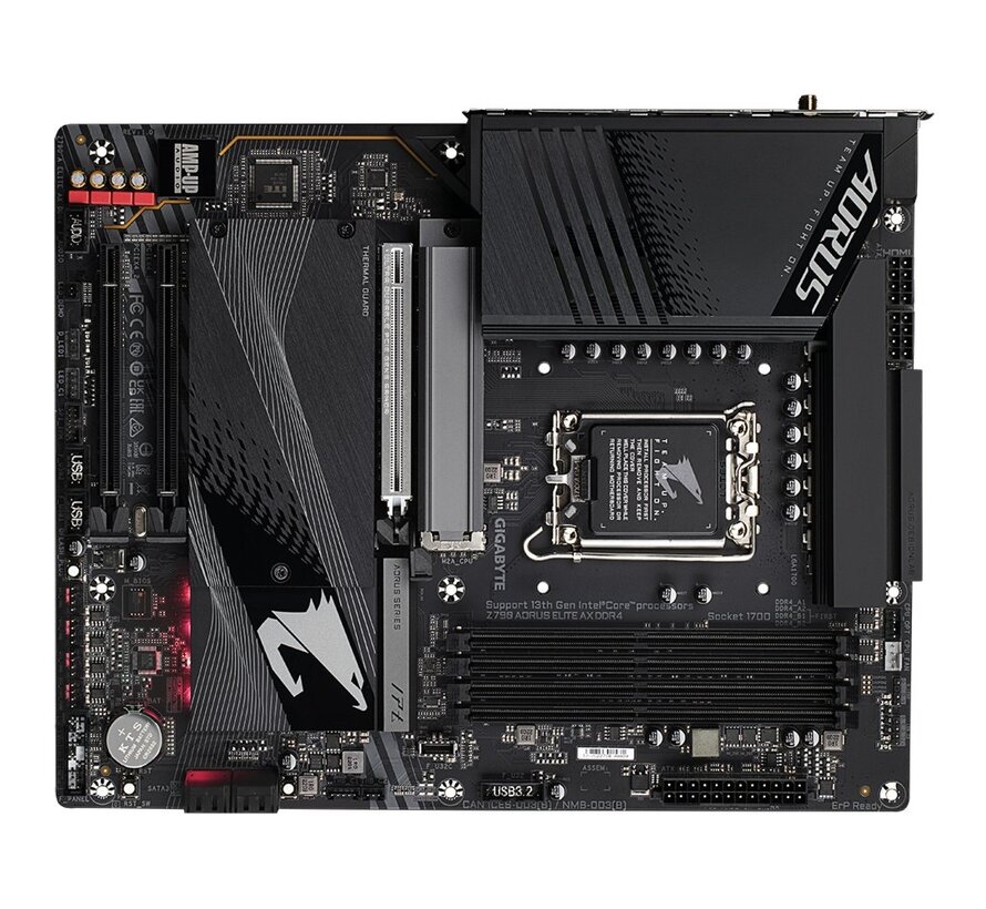 Z790 AORUS ELITE AX DDR4 (REV 1.0) | Socket LGA 1700 | Intel Z790 | 4xDDR4 | ATX | Moederbord