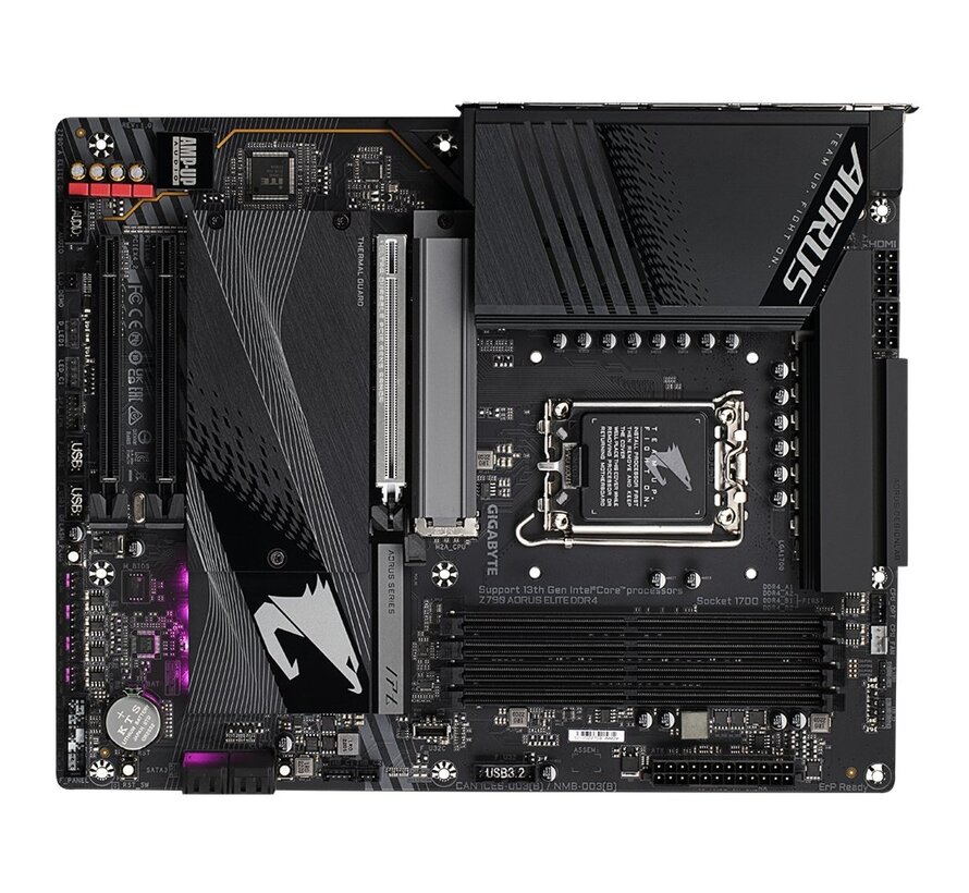 Z790 AORUS ELITE DDR4 | Socket LGA 1700 | Intel Z790 | 4xDDR4 | ATX | Moederbord