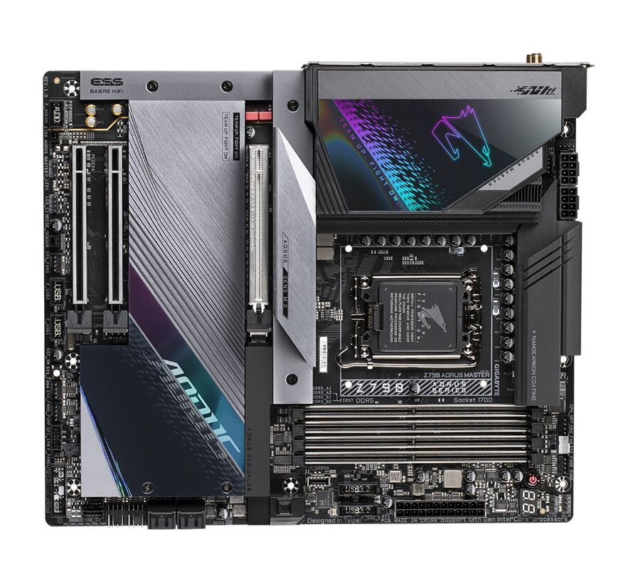 Z790 AORUS MASTER | Socket LGA 1700 | Intel Z790 | 4xDDR5 | Extended ATX | Moederbord