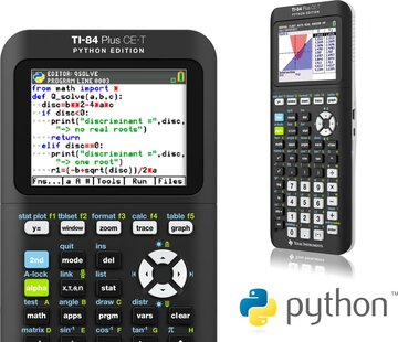 TEXAS INSTRUMENTS TI-84 Plus CE-T Python Edition Grafische rekenmachine Refurbished