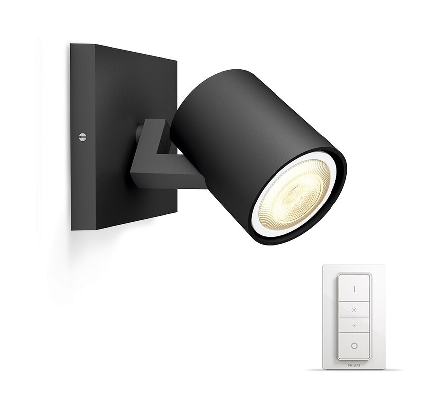 Philips Hue Runner Spot (White Ambiance, incl. DIM switch) Zwart