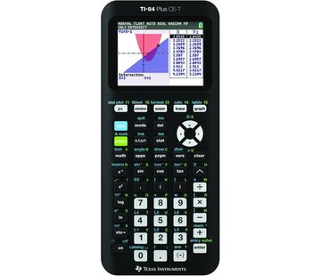 Texas Instruments TI 84 Plus CE-T Grafische rekenmachine Zwart - Refurbished